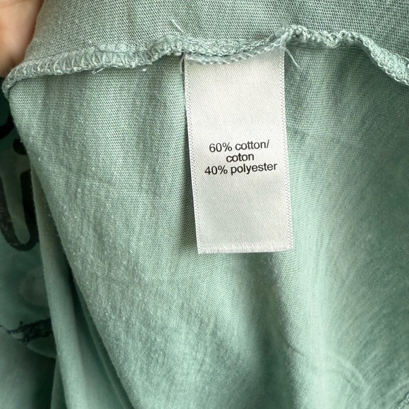 Maurices Oversized Yellowstone, Green SOFT Graphic Tee, 0X - Picture 4 of 4